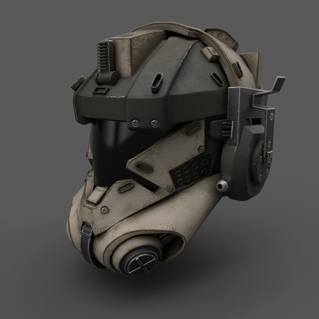 3D sci-fi helmet - TurboSquid 1449045