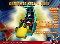 Grendizer seat / siège Goldorak