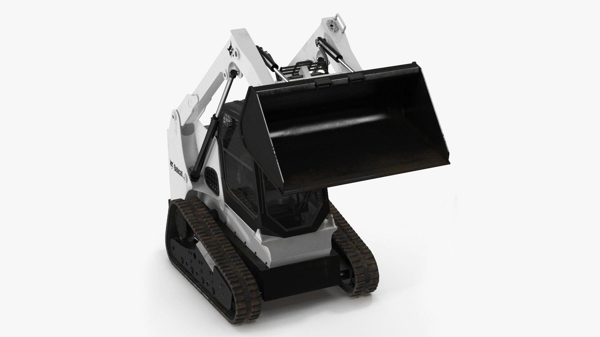 Compact Track Loader Bobcat Rigged for Maya 3D model preview