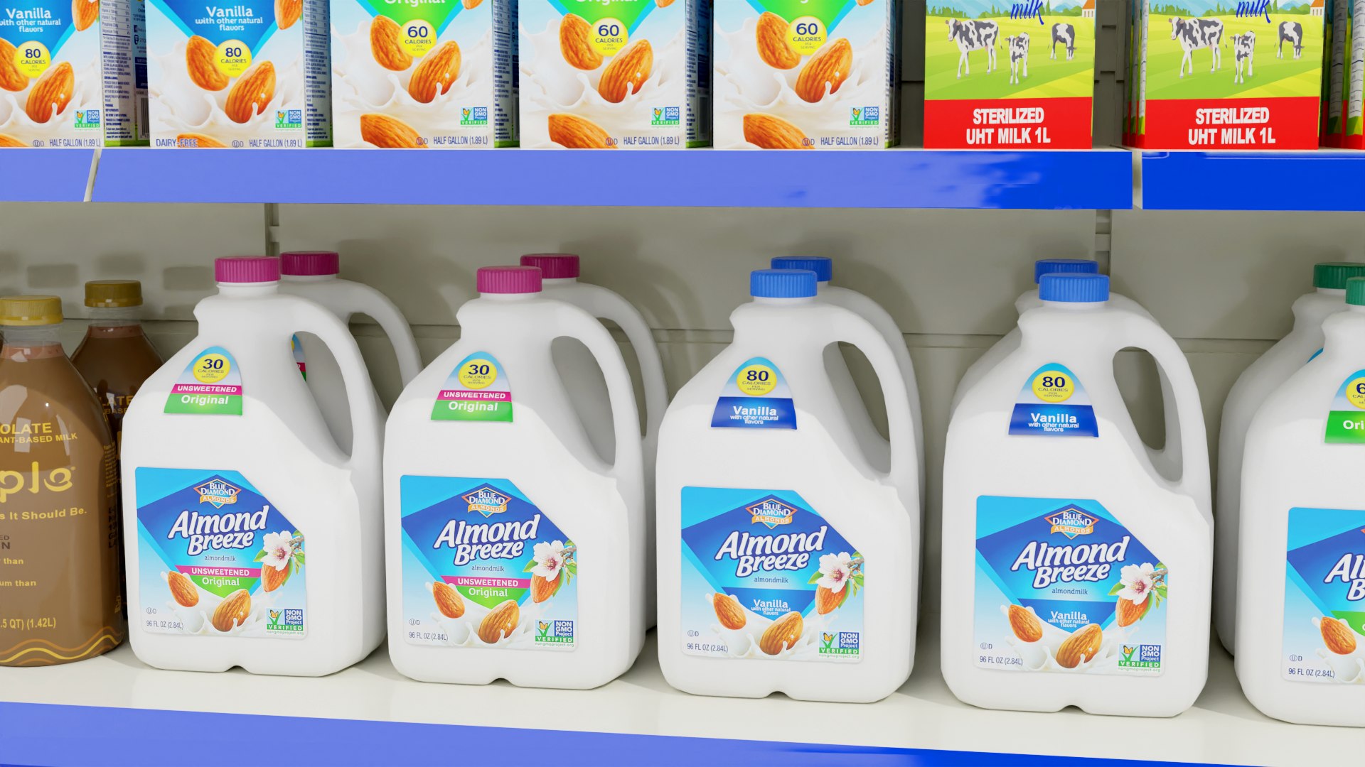 Supermarket Shelf 3D model https://p.turbosquid.com/ts-thumb/Ro/ZhNJCX/VC/almondbreezegalloncloseup/png/1726840963/1920x1080/fit_q87/283468e7a2b3aa37c6aec3e7a011ec1a2dfad2e2/almondbreezegalloncloseup.jpg