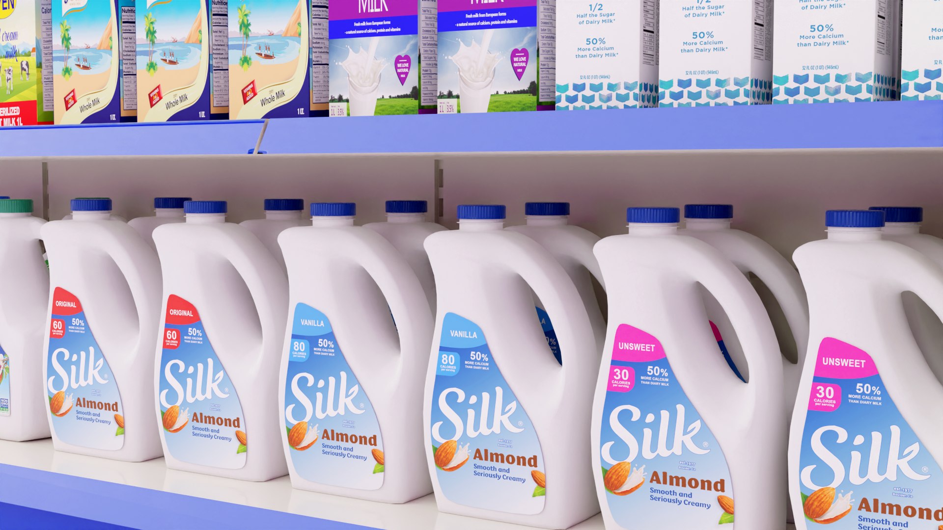 Supermarket Shelf 3D model https://p.turbosquid.com/ts-thumb/Ro/ZhNJCX/dl/silkalmondcloseup/png/1726840904/1920x1080/fit_q87/1788fdd0ecc3c2d6a2d779aba170e819386ee2e6/silkalmondcloseup.jpg