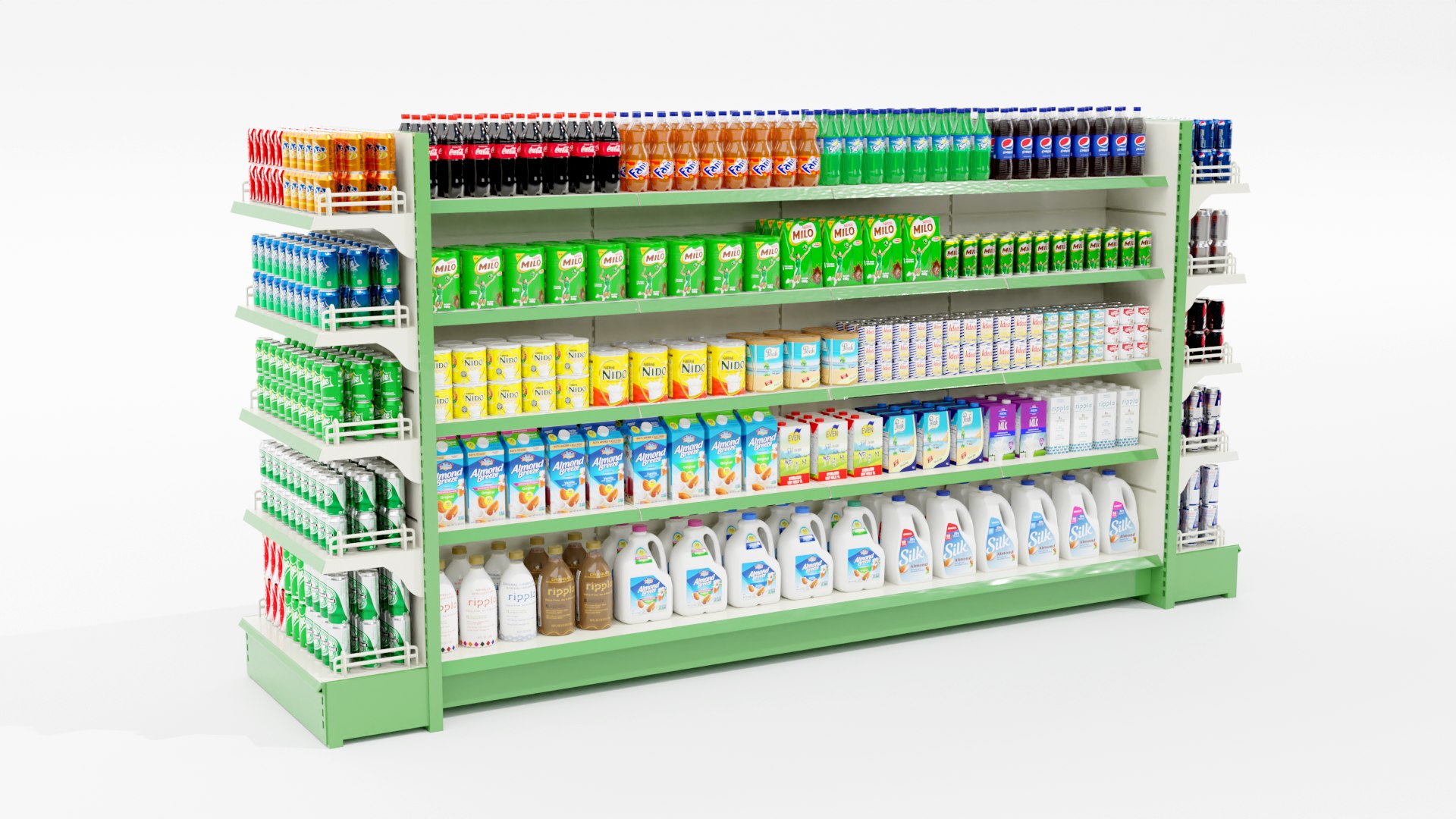 Supermarket Shelf 3D model https://p.turbosquid.com/ts-thumb/Ro/ZhNJCX/q0/supermarketgreenshelffrontsideangled2leftview/png/1726840094/1920x1080/fit_q87/c40a8342bb7d925722f499dee444617bb71761fb/supermarketgreenshelffrontsideangled2leftview.jpg