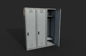 old locker 3D model