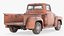 Vecchio camioncino arrugginito Ford F100
