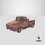 Vecchio camioncino arrugginito Ford F100