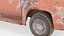 Vecchio camioncino arrugginito Ford F100