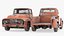 Vecchio camioncino arrugginito Ford F100