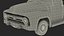 Vecchio camioncino arrugginito Ford F100