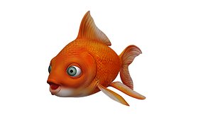 3D RedFishGoldFish