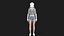 여성의 조작된 3D 모델