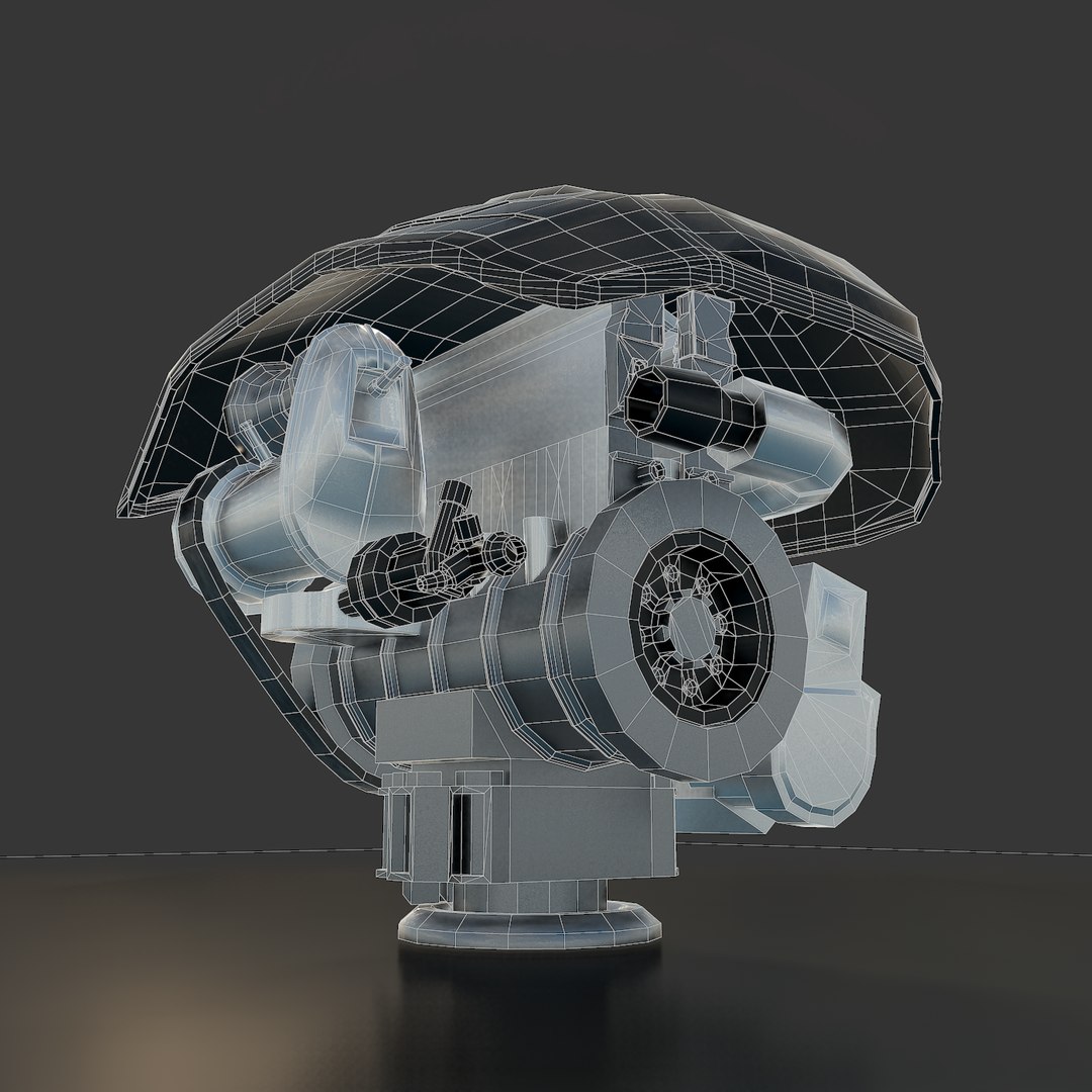Mercedes Engine Model - TurboSquid 1164649