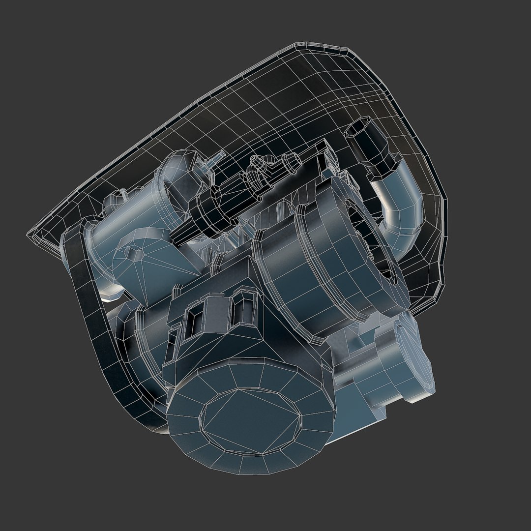 Mercedes Engine Model - TurboSquid 1164649