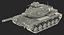 3D model combat tank m60a3 patton