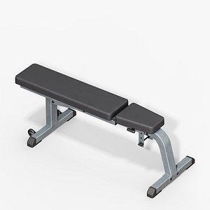 Flat Bench Incline 3D model