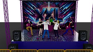 A High-Energy Music Concert Experience model