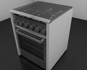 3ds max stove interior design