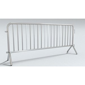 laos Street Barricade 3D model