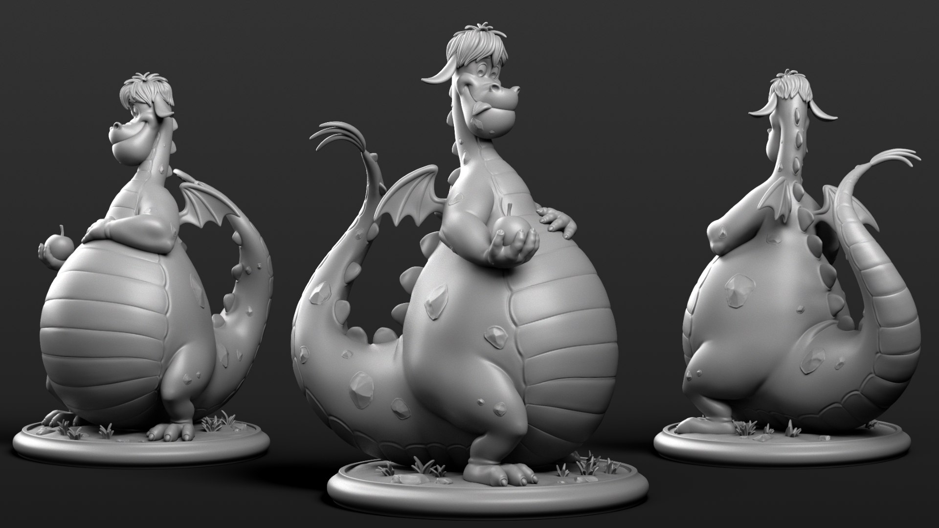 Elliott The Dragon Model - TurboSquid 2060270