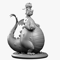 Elliott the Dragon - 3D Print Ready
