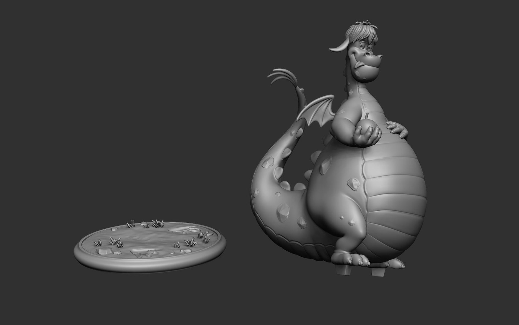 Elliott The Dragon Model - TurboSquid 2060270