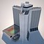 3D model hotel-Hilton-Atlanta