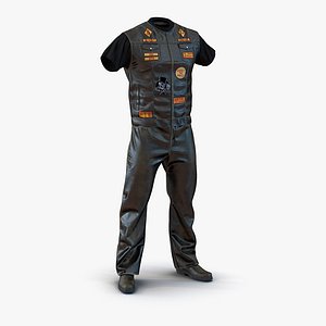 Biker Outfit 3D Model
