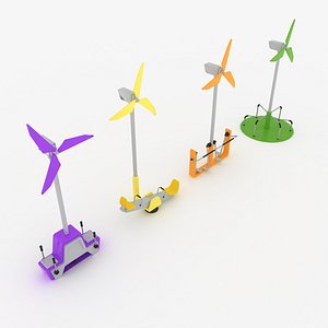 3D interactive windmills