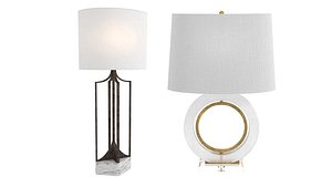 2 table lamps Gabby home