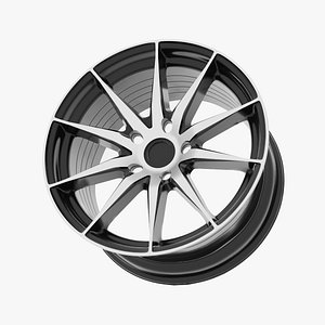 Car star disk from the wheel 3D model