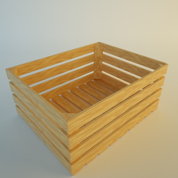 Free 3D wood box model - TurboSquid 1451370