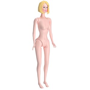3D barbie doll