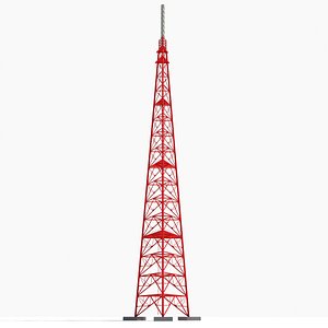 industrial tower 3d model