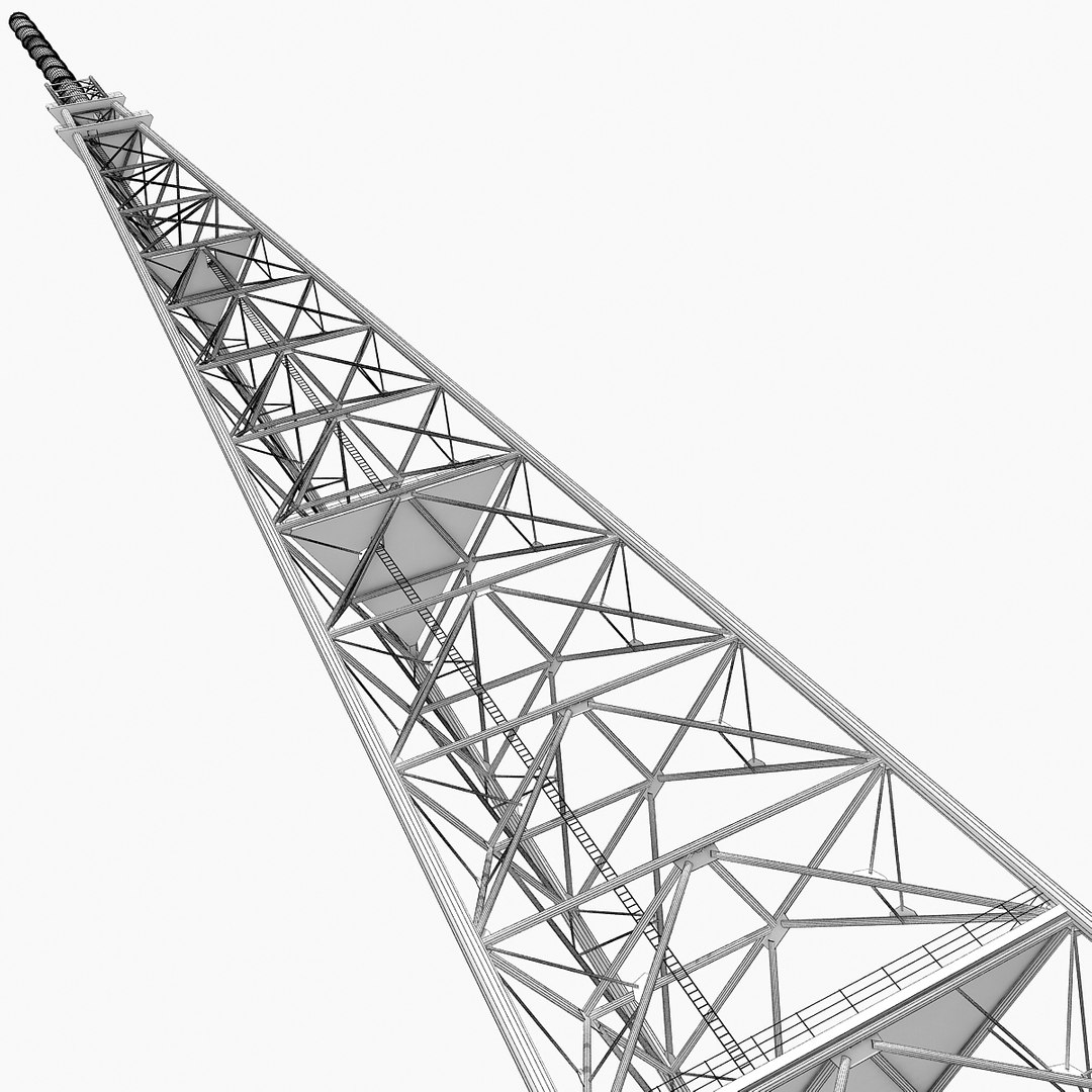 industrial tower 3d model