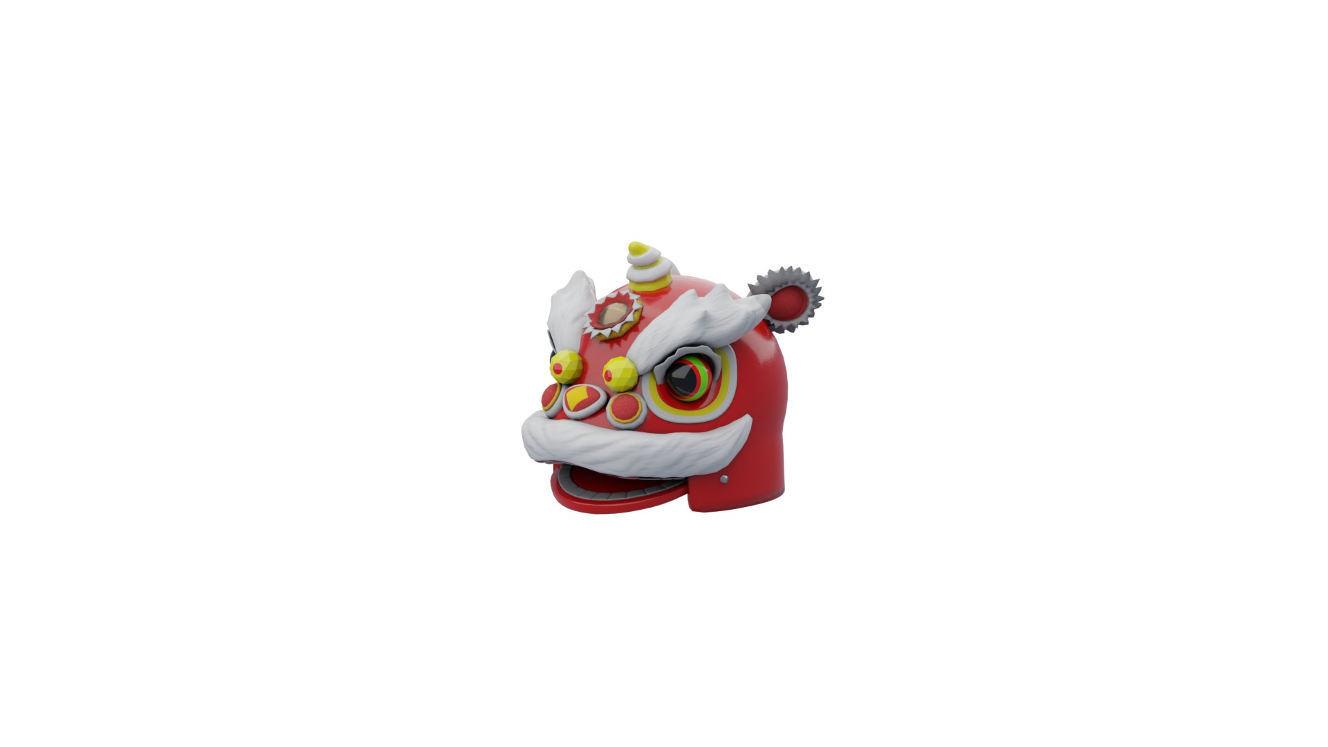 Lion Dance Model - TurboSquid 2075810