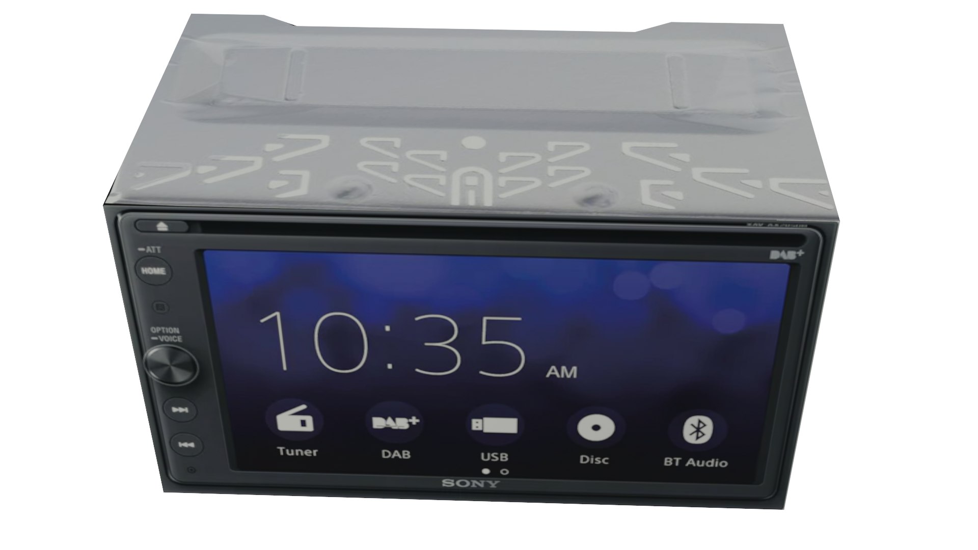 2 Din Sony Car Stereo Model TurboSquid 1884387