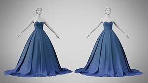 Dress 47 Single Blue