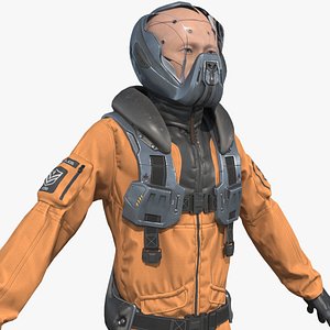 Sci-fi Cyber Pilot PBR