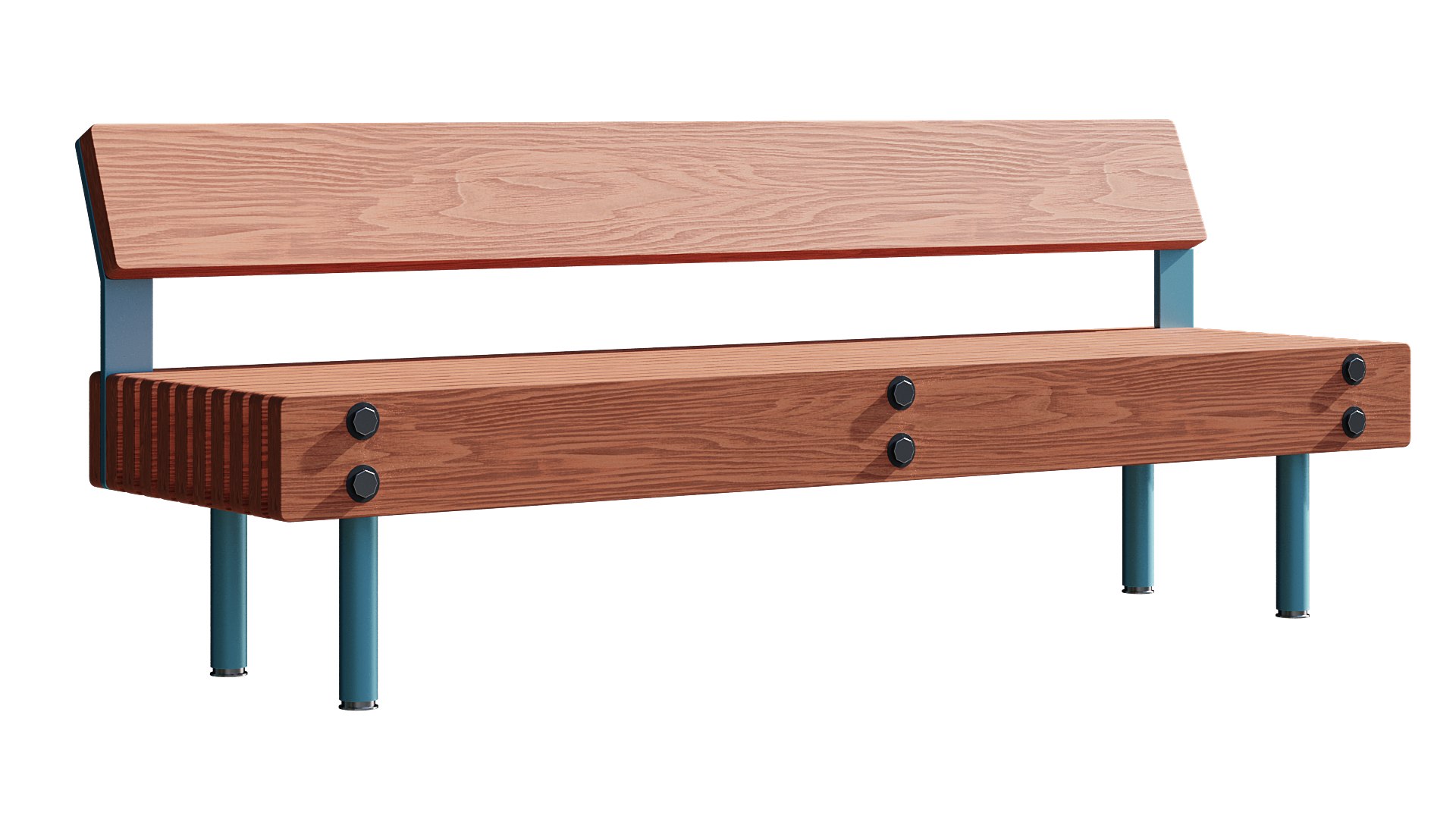 3D Model Bench For Children Woody Baby By Mmcite - TurboSquid 2427667