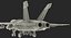 Fighter FA 18EF Super Hornet Rigged 2 modelo 3D