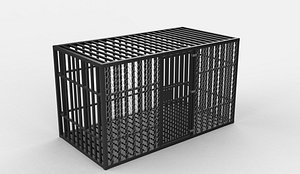 3D steel cage 3D model