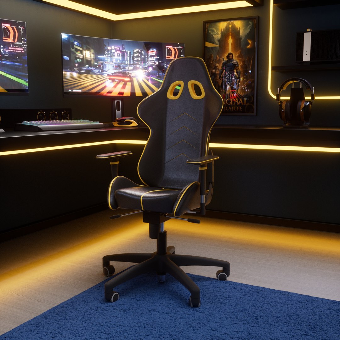 3D Gaming Room - Cinema 4D Octane Render Formats Model - TurboSquid 2203843
