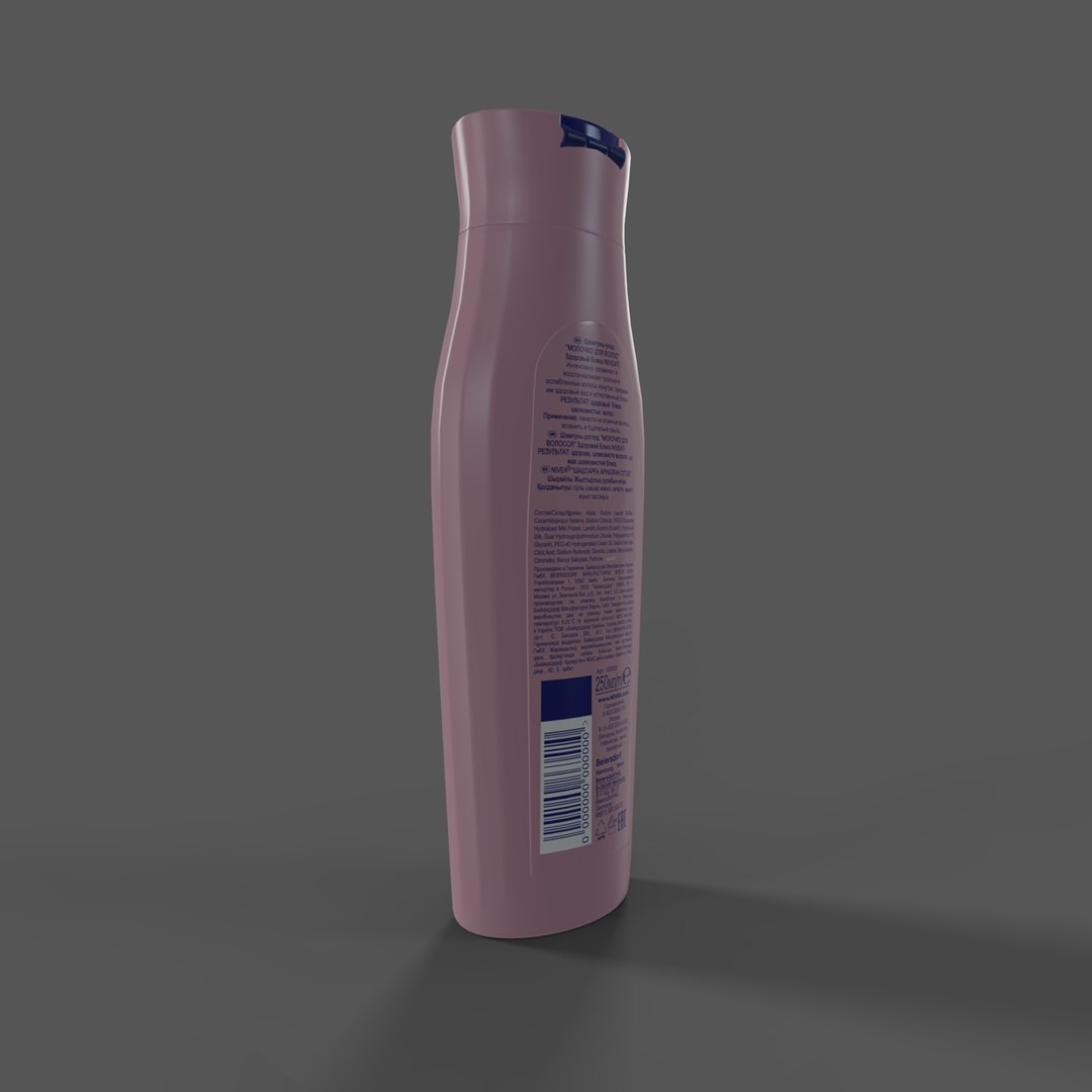3D Shampoo Nivea Hair Milk 250ml - TurboSquid 2176950