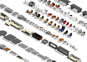 Modern Revit Furniture Pack