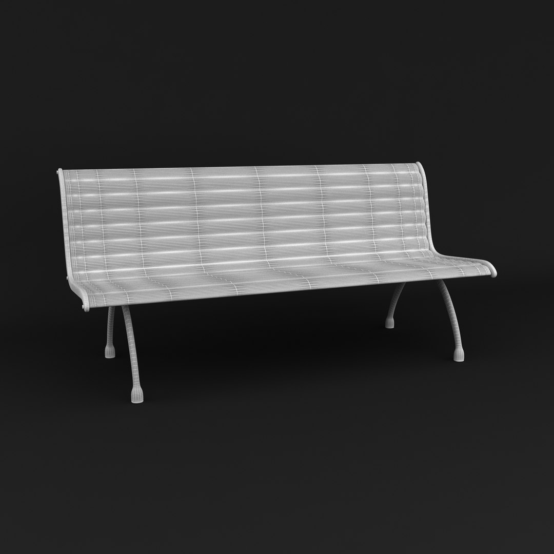 3dsmax bench h