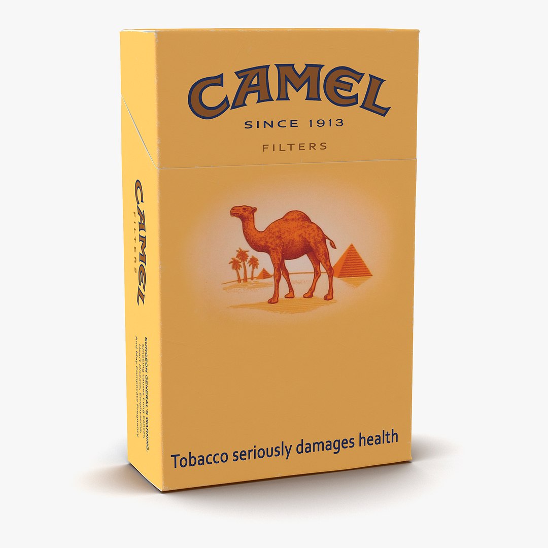 Closed Cigarettes Camel 3D model preview