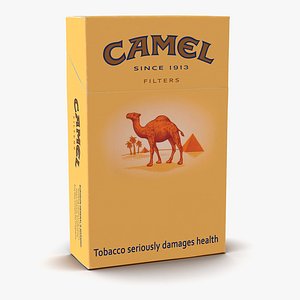 closed cigarettes camel 3d c4d