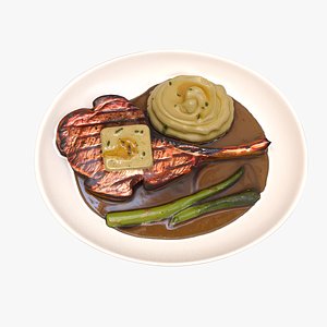 Grilled Steak With Butter Mashed Potatoes