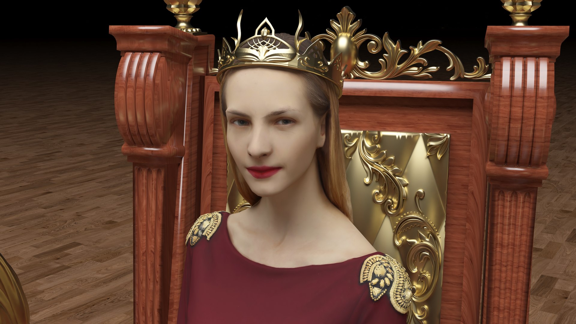 3D Queen https://p.turbosquid.com/ts-thumb/Rp/rUxNvy/E7/render02/jpg/1772753759/1920x1080/fit_q87/d73255b01da92299058d14c660b0d0ab7b531906/render02.jpg