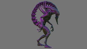 Alien Xenomorph Dark House 3D model
