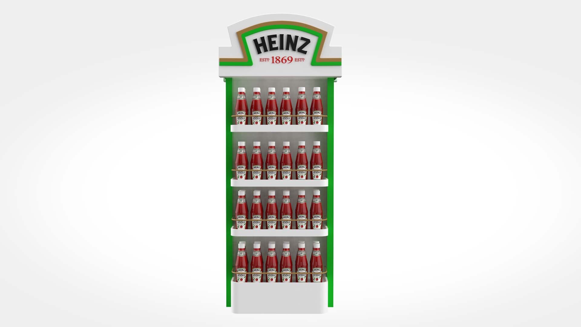 Heinz Display Rack 3D - TurboSquid 2181140